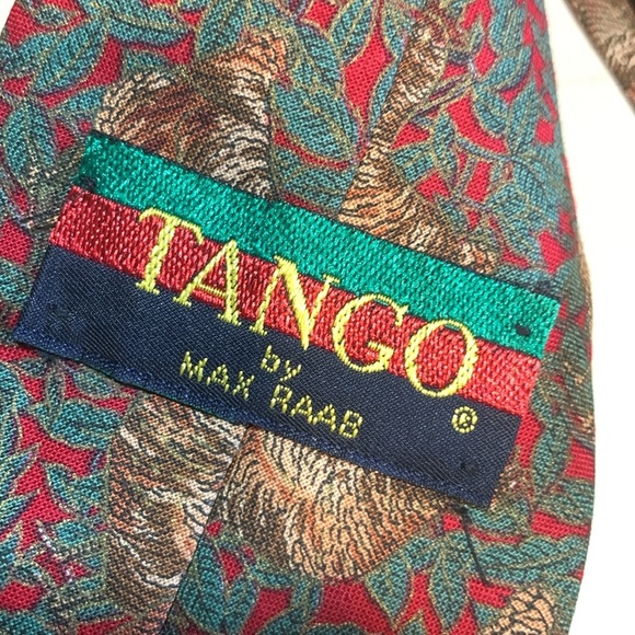 Menโs Vintage 90s 1998 Chicken Tie Wearable Art Farmer Chicken Dad Cotton Tie - Picture 7 of 17